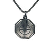 Stainless Steel Compass Rose Necklace