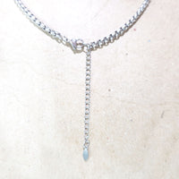 Stainless Steel Fleur de Lis Chain Necklace