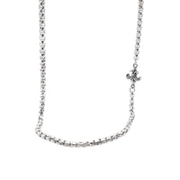 Stainless Steel Fleur de Lis Chain Necklace