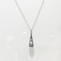 Silver Shade Freshwater Pearl Necklace