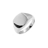 Sterling Silver Signet Ring Barrel