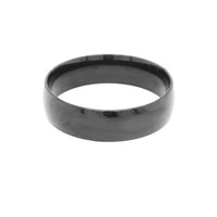 Stainless Steel High Glossy Black Ring