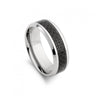 Stainless Steel and Carbon Fibre Ring
