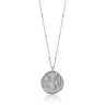 Silver Greek Warrior Necklace