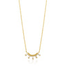 Gold Glow Solid Bar Necklace