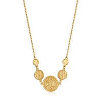 Gold Coin Nika Necklace