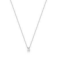 Silver Padlock Necklace