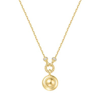Gold Malachite Reversible Vacation Necklace