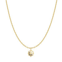 Block Mother of Pearl Star Necklace