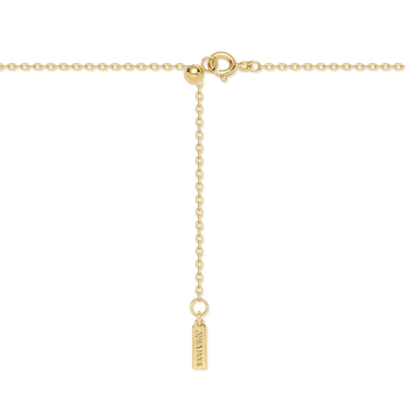 Gold Twisted Rope Lariat Necklace