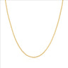 Gold Slim Curb Link Chain Necklace