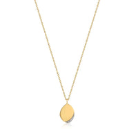 14kt Gold Magma Diamond Pendant Necklace