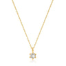 Ania Haie 14kt Gold White Sapphire Pendant Necklace