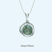 BOTANIGEM Ocean Waves Necklace