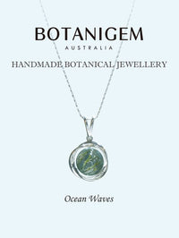BOTANIGEM Ocean Waves Necklace