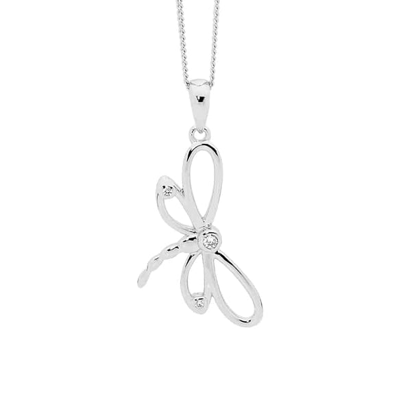 Sterling Silver Dragonfly Necklace