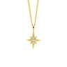 Star Light Sterling Silver Tiny Pendant Yellow Gold