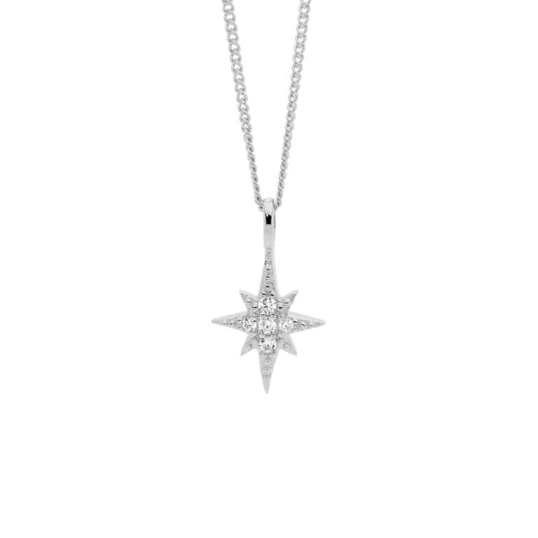 Star Light Sterling Silver Tiny Pendant