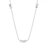 Sterling Silver Chain with CZ Necklace