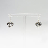 Filigree Puffed Heart Earrings