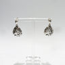 Sterling Silver Patterned Teardrop Earrings