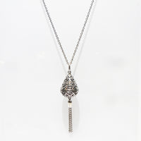 Oriental Lantern with Tassel Necklace