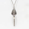 Oriental Lantern with Tassel Necklace