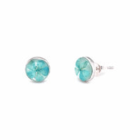 Petite Blue MOP Stud Earrings