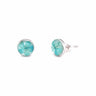 Petite Blue MOP Stud Earrings
