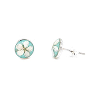 Petite Blue Turquoise Studs Earrings