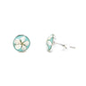 Petite Blue Turquoise Studs Earrings