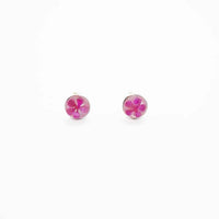 Petite Pink Stud MOP Earrings
