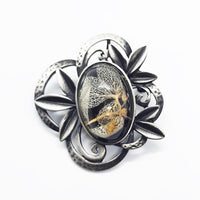 Pewter Brooch or Pendant