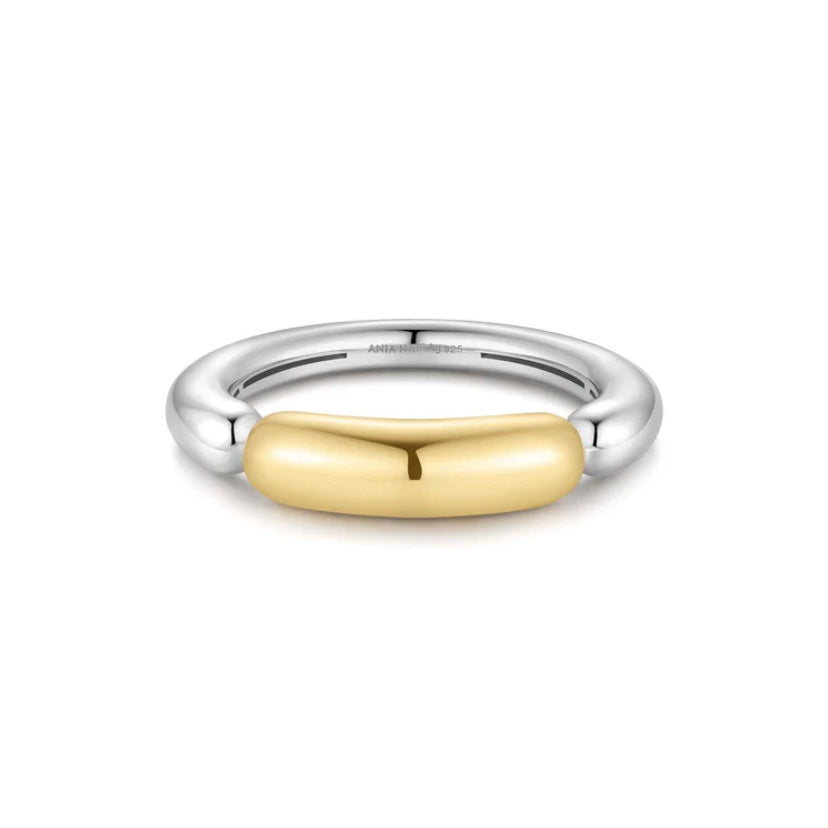 Two-Tone Segmented Puffy Ring