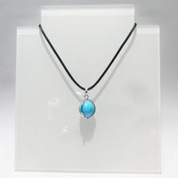 Blue Howlite Ball Pendant