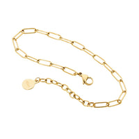 Gold Plated Sterling Silver Chain Bracelet