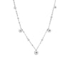 Stainless Steel Ball Charm Necklace