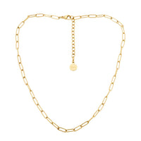 Gold Plated Stainless Steel Chain Necklace