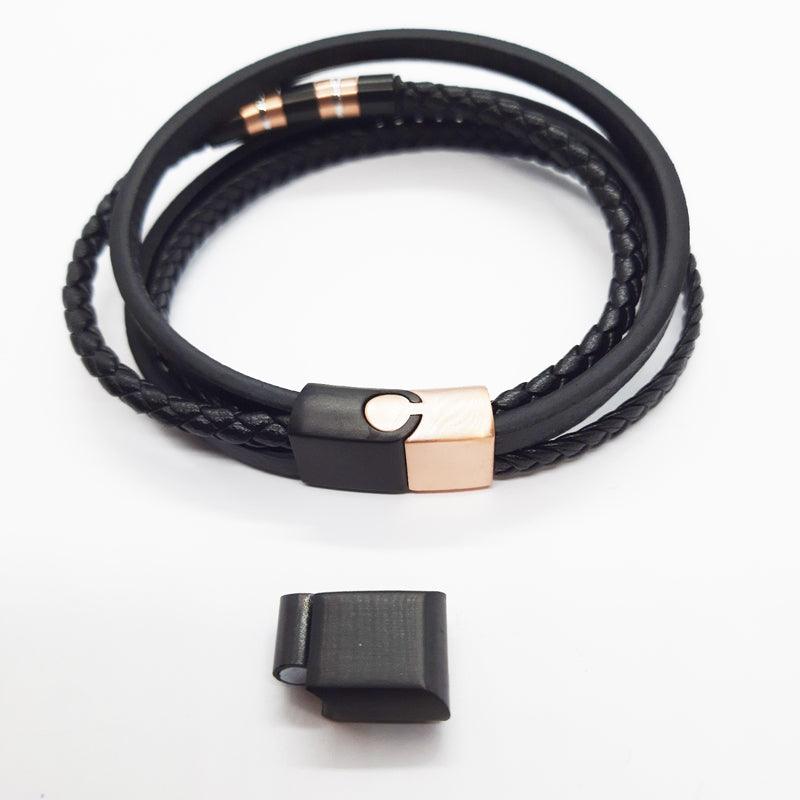 Multi Strand Leather Bracelet