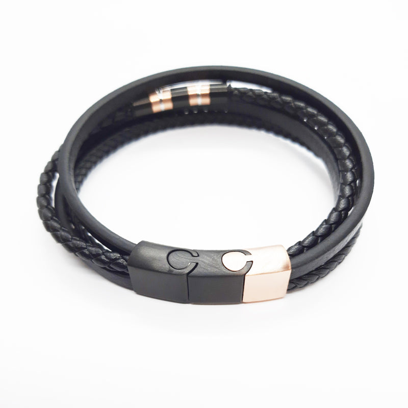 Multi Strand Leather Bracelet