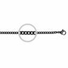 Stainless Steel 3mm Curb Black IP Plated Chain
