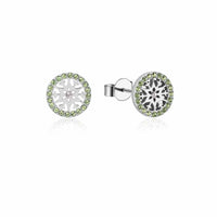 Frozen 2 Snowflake August Birthstone Stud Earrings