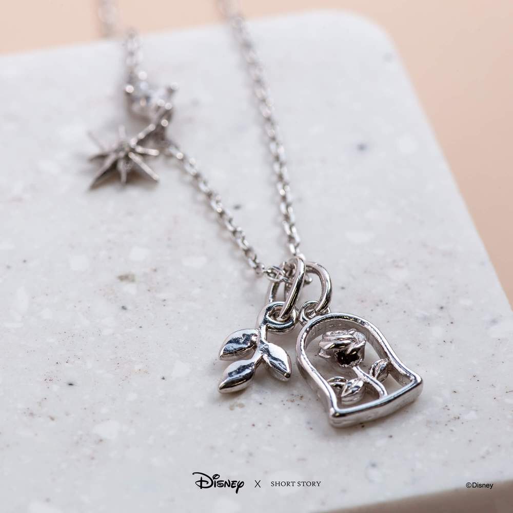 Disney Beauty and the Beast Charm Necklace