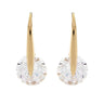 FLOATING STONE EARRINGS YELLOW