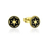 Star Wars Galactic Empire Stud Earrings Yellow Gold