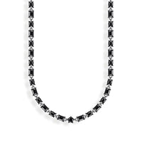 Choker Necklace with Black Zirconia