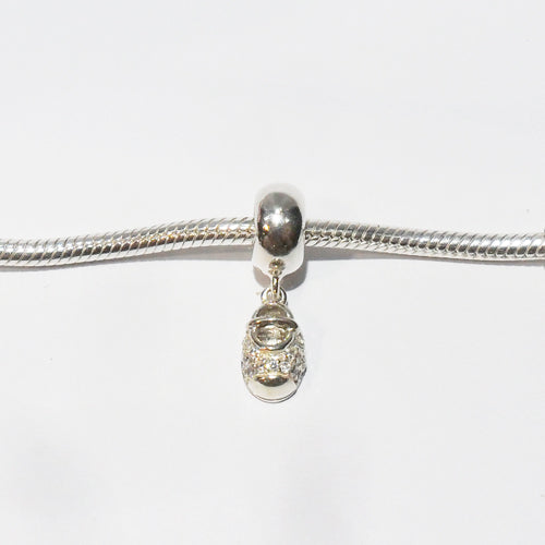 TP070CZ Child's Silver Shoe Charm