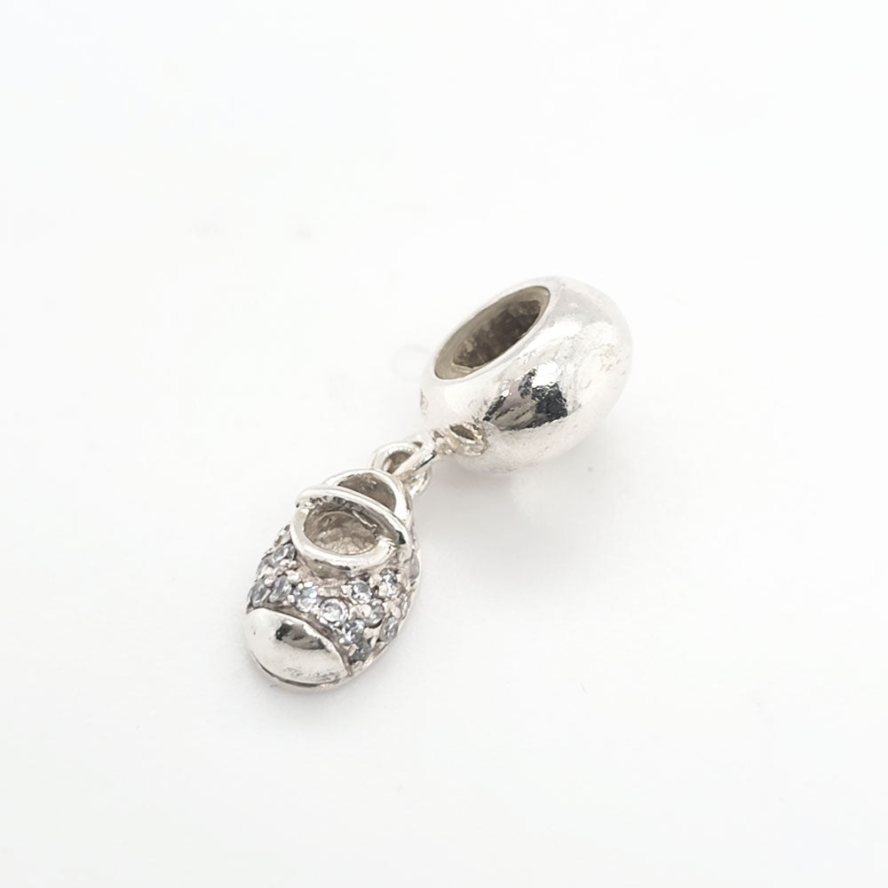 TP070CZ Child's Silver Shoe Charm