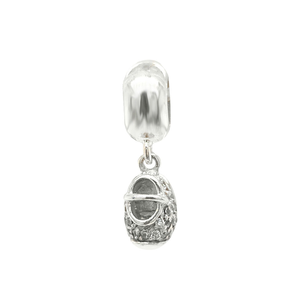 TP070CZ Child's Silver Shoe Charm