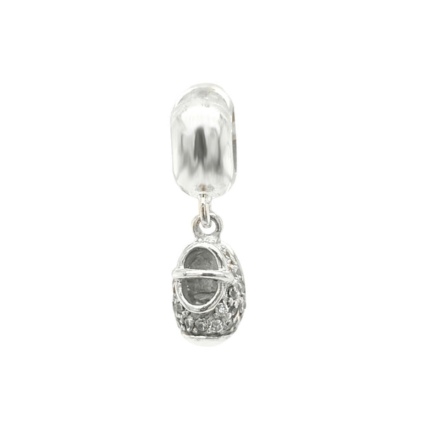 TP070CZ Child's Silver Shoe Charm